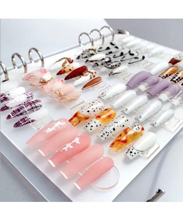 CATEAR Press On Nail Organizer: Removable Loose-Leaf Storage Book with Adhesive Tape - Nail Case for Press On Nails - Buy Online on GoSupps.com