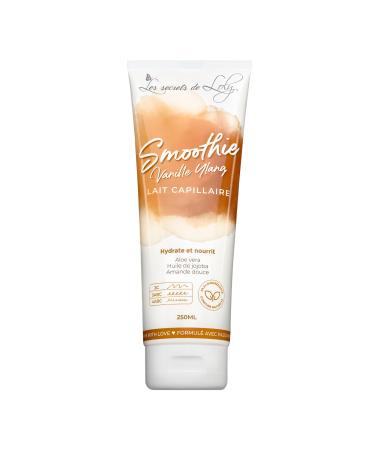 Les Secrets de Loly Smoothie Vanille Ylang Lait capillaire sans rin age Nourrissant & d finition Cheveux boucl s fris s cr pus denses +97% d'origine naturelle 250 ml