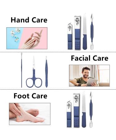 Premium Manicure Set for Men & Women | Portable Nail Clippers & Pedicure Tools | Grooming Kit | Perfect Gift for Husband & Friends - Buy Online on GoSupps.com