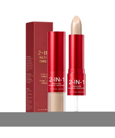 Correcteur Pour Femmes - Double Extr mit Longue Tenue - Correcteur Visage Maquillage Pour Filles Usage Quotidien Voyage Ext rieur Trajets Sport Rencontres F te Travail Bronzage ocre