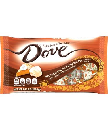 DOVE PROMISES White Chocolate Pumpkin Pie Chocolate Candy, 7.94oz