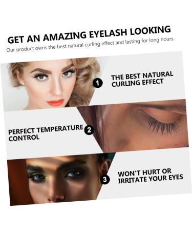 Balacoo 3pcs Heated Eyelash Curler Kit Mini Eye Lash Curling Clips for Natural Lashes | Perfect Makeup Set for International Shipping - Buy Online on GoSupps.com