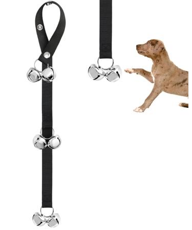 Culacos Pet Training Doorbell Adjustable - Interaction Dog Doorbell Dog Bells Black - Buy Online on GoSupps.com