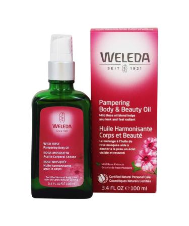 Weleda Wild Rose Body & Beauty Oil - 3.4 fl. oz. | Luxurious Pampering for Soft Skin | International Shipping Available - Buy Online on GoSupps.com
