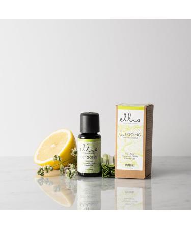 Ellia Diffuser Essential Oil | Get Going Blend| 15ml 100% Pure Therapeutic Grade Get Going 1 Fl Oz (Pack of 1) - Buy Online on GoSupps.com