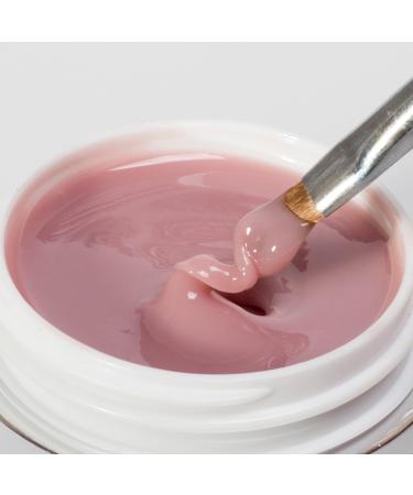 NAIL1.EU Fiber Milky Tanned UV/LED Camouflage Gel - HEMA-Free Fiberglass Gel (15ml) for Perfect Nails - International Shipping Available - Buy Online on GoSupps.com