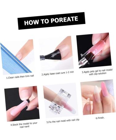 Beavorty 5 Sets Nail Extension Set Manicure Tools Nail Tools Builder Assistant Tool Nail Decoration Tool Manicure Clip Accessory DIY Nail Patches DIY Tools Nail Pen Plastic Double Head - Buy Online on GoSupps.com