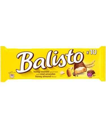 Balisto Honey Almond Bars, The 10 bars of 18.5 g