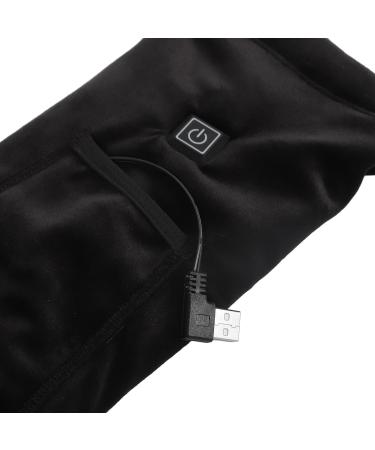 Pomya Heated Knee Brace Wrap - USB Charging Adjustable 3 Gears Electric Heating Pad for Cold Days | Pain Relief & Comfort - Buy Online on GoSupps.com