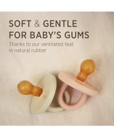 BumiB b Round Pacifiers for 0-3 Months | Sky Blue Pack of 2 | International Shipping - Buy Online on GoSupps.com