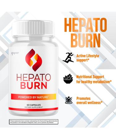 (2 Pack) Hepato Burn Capsules Official Hepato Burn Pills with All Natural Premium Ingredients Hepatoburn Energy and Fitness Vitamin Supplement Hepatoburn Lifestyle Powered by Nature (120 Capsules) - Buy Online on GoSupps.com