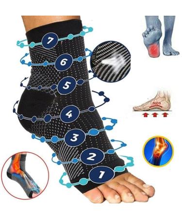 IBDRY Night Compression Socks - Orthopedic Stockings for Better Sleep | 4PCs S/M - Buy Online on GoSupps.com