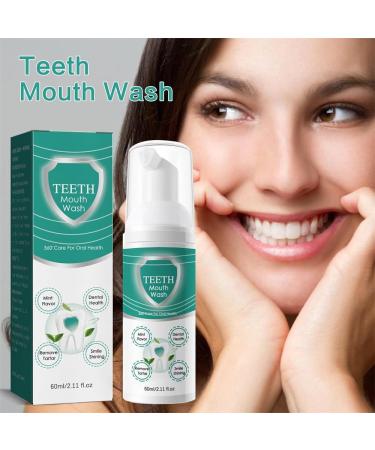 AQA New Teeth Mouthwash - 360 Oral Care for Gum Health Whitens Teeth & Eliminates Bad Breath - 1 Pcs - Buy Online on GoSupps.com