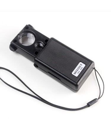 Magnifiers Telescopic Magnifier with Led Light Magnifying Glass 30 Times 60 Times Double Lens Enlarged Mirror Magnifying Tool Microscope Optical Lenses Protect Vision Without Hurting Eyes Lofty