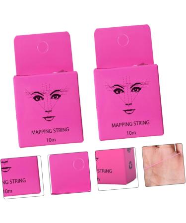 POPETPOP 2 Boxes Tools Salon Drawing Tattoos Embroidered Makeup Rulers Ink Locating Measuring - Buy Online on GoSupps.com