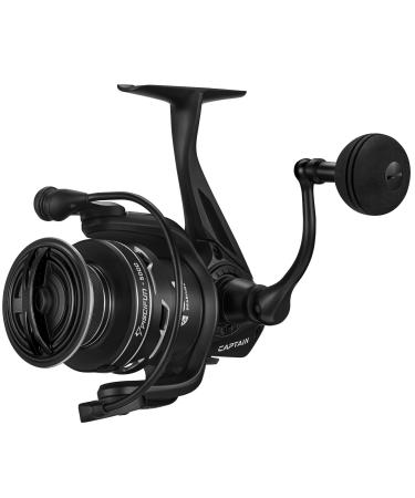 Piscifun Captain Spinning Reels, Full Aluminum Body, CNC Brass/Aluminum Gear Saltwater Fishing Reel, 44LBs Max Drag, 8+1 Sealed Stainless Steel Bearings, 6.2:1-5.7:1 High Speed Ratio 5000-6.2:1