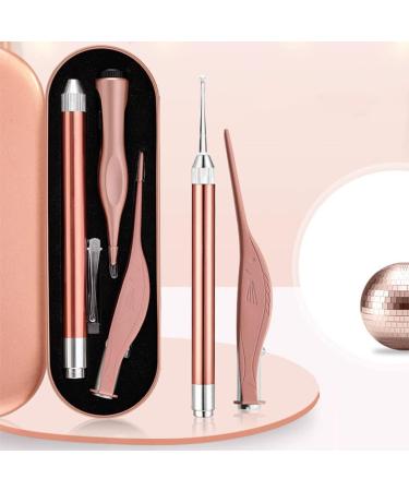 Premium Stainless Steel Ear Wax Cleaning Tool Set - Booger Tweezers with Light for Babies & Adults - Effective Earplugs & Snot Remover - Buy Online on GoSupps.com