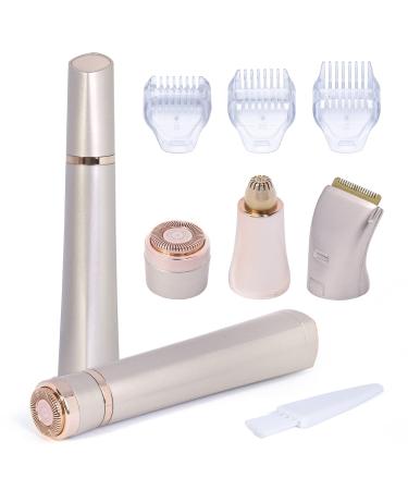Women Razor Flawless Brows Eyebrow Pencil Hair Remover and Trimmer for Women Arms Legs and Underarms Gentle Grooming in Sensitive Areas 3 Replacement Heads