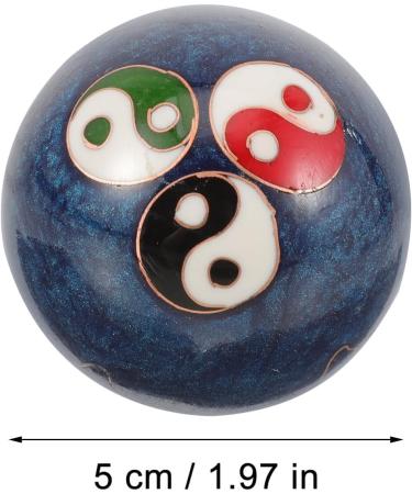 Lurrose Hand Surface Massage Balls - Chinese Baoding Balls for Stress Relief & Finger Exercise - Metal Handball Fitness - Buy Online on GoSupps.com