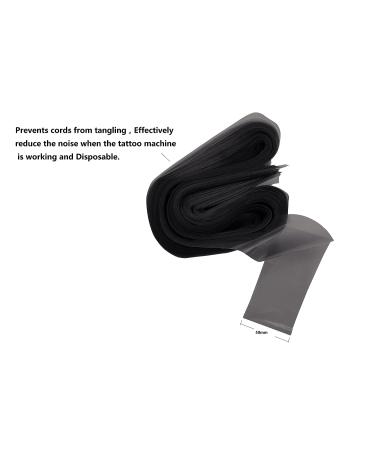 HuoHuo 100PCS Disposable Clip Cord Sleeves - Black Hygiene Covers for Machine Bags - Buy Online on GoSupps.com