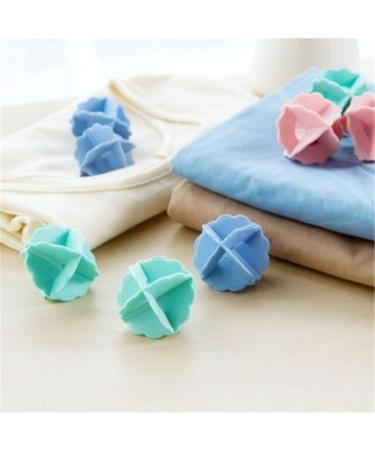 6 Pieces Reusable Laundry Ball Reusable Reduces Clothing Wrinkles and Saves Drying Time Dryer Laundry Balls Dryer Balls Washing Balls 3 Colors - Buy Online on GoSupps.com