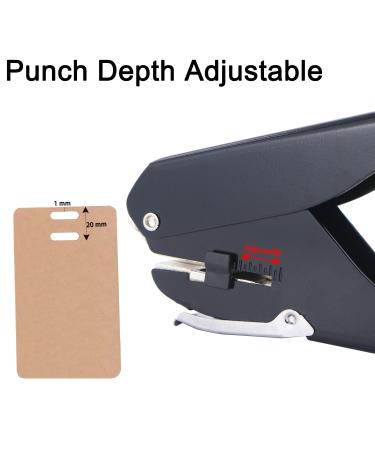 Heavy-Duty Slot Punch  Handheld Badge Hole Puncher  All Metal ID Card Puncher  Slotting Punch Tool for PVC ID Card  Luggage tag  Name Tag and Badge Holder - Buy Online on GoSupps.com