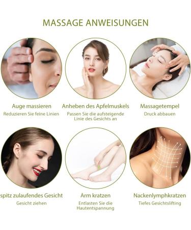 Bounabay Gua Sha Stone - Jade Facial Massage Tool for Eye Puffiness Skin Tightening & Anti-Aging Shop Internationally - Buy Online on GoSupps.com