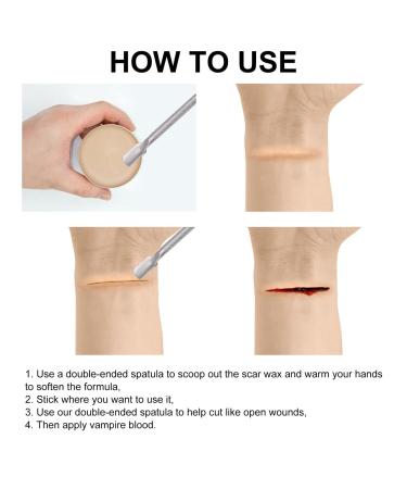 Ultimate Halloween SFX Makeup Kit | Fake Wound Molding Wax & Coagulated Blood Gel - Buy Online on GoSupps.com