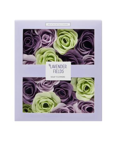 Heathcote & Ivory Lavender Fields Bathing Flowers in Sliding Box  85 g