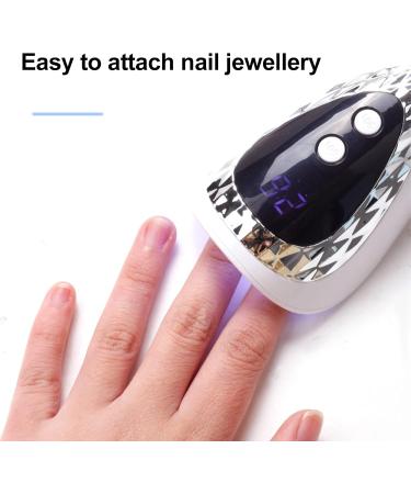 UV Nail Lamp Layhou Mini UV Nail Lamp with LCD Display Rechargeable USB Handheld Nail Lamp with 60s 90s Timer Portable Nail Lamp With for Girls and Women - Buy Online on GoSupps.com
