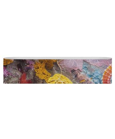 Resistance Bands Exercise Bands Underwater Coral Reef Printed Elastic Band Leg Bands Resistance Fitness Bands Fabric Resistance Bands