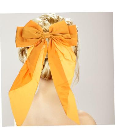 Beaupretty Hair Clips Barrettes bow hairpin ponytail clip bow clips spring clips bow clips bows for women large bows barrettes for thick ponytail clip satin Ribbon Hair Clip - Buy Online on GoSupps.com