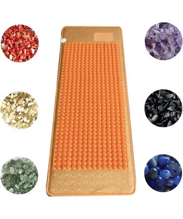 Natural Jade & Amethyst Infrared Heating Pillow | Full Body Heating Pad for Back | Krista 80x190 cm - Buy Online on GoSupps.com