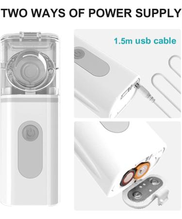 Portable Handheld Mesh Nebulizer for Kids & Adults - Ultrasonic Personal Inhaler for Breathing Issues | Compact and Easy to Use - Buy Online on GoSupps.com