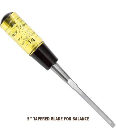 Buck Brothers 120101BC 1/4 Inch x 5 Inch Professional Wood Chisel  Woodwork Chisel  For Woodworkers Tool Set  For Wood Chisel Sets  Carpentry Tools 1/4 - Buy Online on GoSupps.com