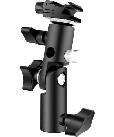 Neewer 2-Pack Heavy Duty Metal Clamp Holder with Cold Shoe Adapter for Studio Photography - Mount Speedlite, Flash, and Umbrella on Light Stand - Buy Online on GoSupps.com