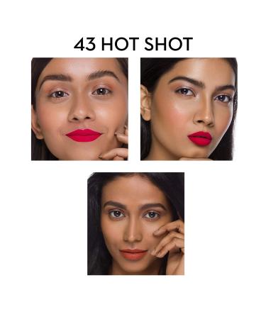 SUGAR Smudge Me Not Liquid Mini Lipstick - 43 Hot Shot | Long-Lasting Vibrant Color for International Shipping - Buy Online on GoSupps.com
