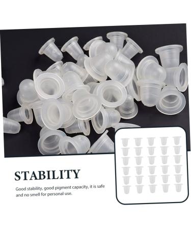 Healeved Godets D'encre Silicone Souple pour Tatouage 200 Pi ces Grand Format tanches Professionnels Salon Beaut Pigment Semi-permanent - Buy Online on GoSupps.com