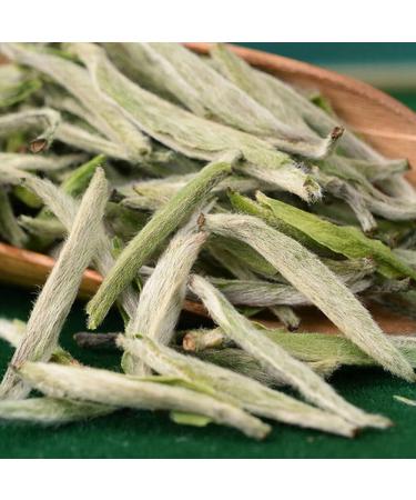 HELLOYOUNG 50g de th blanc Pu-erh naturel chinois en vrac Baihao Yinzhen Fabriqu la main selon des techniques traditionnelles base d'aliments verts il a un go t cors  - Buy Online on GoSupps.com
