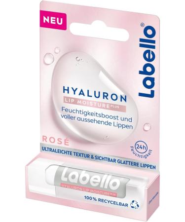  Labello Labello Hyaluronic Acid Lip Balm for 24H Hydration Menthol Lip Balm and Ultra Light Texture Highlights Natural Lip Colour  - Buy Online on GoSupps.com