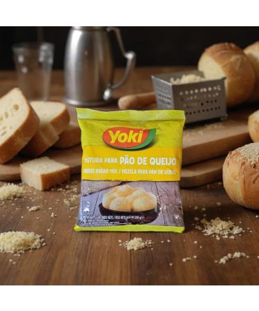 Yoki Cheese Bread Mix - Mistura para Pao de queijo - Mezcla para pan de queso Gluten Free - Fast and Easy to Bake 250 grams - Buy Online on GoSupps.com