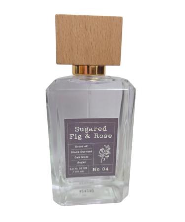 Tru Fragrance Sugared Fig & Rose Eau De Parfum 3.4 Fl Oz Black Currant Oak Moss Sugar Unboxed