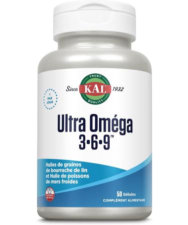 Kal Ultra Omega 3.6.9 | Full capacity of the cardiovascular and nervous systems | 50 capsules - Buy Online on GoSupps.com
