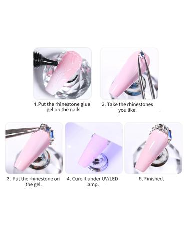 G n rique Nail Gel - 30ml Decorative and Modeling Glue for Rhinestones Gel for Nail Polish Painting and Drawing for Women and Girls Beauty Salon Wedding Home Long-Lasting Strengthening - Buy Online on GoSupps.com