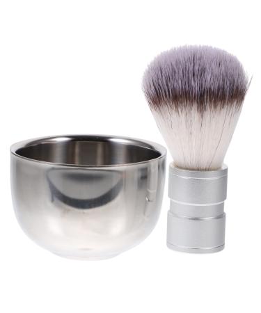 Alipis Dachshaar Razor brush container for shaving soap razor brush bowl cleaning set for the shaving cup with a rapid mustache mustache rap