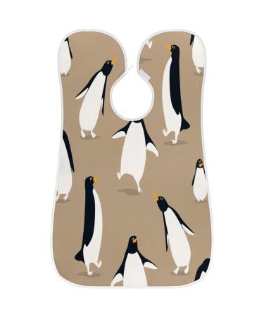 Cartoon Penguins Beard Bib Apron for Men - Non-Stick Waterproof Beard Hair Catcher with Suction Cups | Ideal Grooming Gift - Buy Online on GoSupps.com