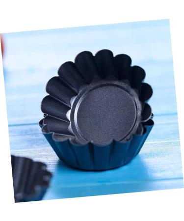 OUNONA 6pcs Cake Mold Wrought Iron Pastry Small Cake 6.5x6.5x2.2cm Black - Buy Online on GoSupps.com