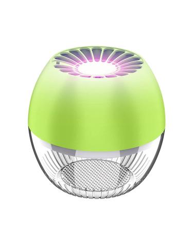 USB SafetyElectric Mosquito Zappers lamp Household UV Mosquito Killer Catcher Anti-Electric Shock Mute USB Charging (Color : Green)