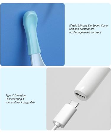 TUORE 1080P Ear Cleaning Camera with LED Light for iOS, WiFi Otoscope for Ear Wax Removal - APP Control (White) - Buy Online on GoSupps.com