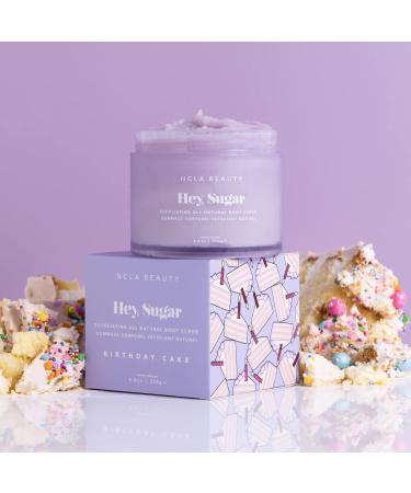 NCLA Hey Sugar Natural Body Scrub - Birthday Cake | Clean, Natural, Non-Toxic Beauty - Buy Online on GoSupps.com